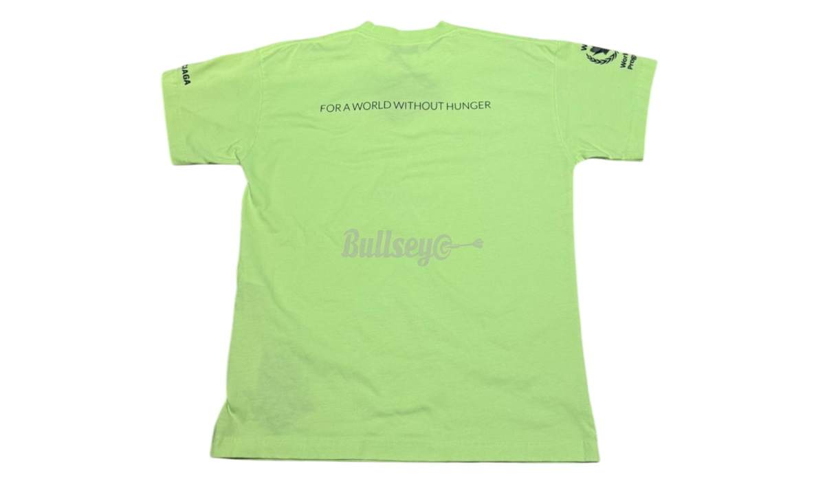 Balenciaga x World Food Programme Neon Green T-Shirt