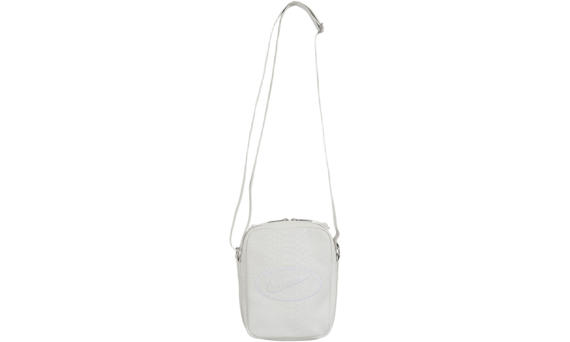 Supreme Nike Leather Shoulder Bag White