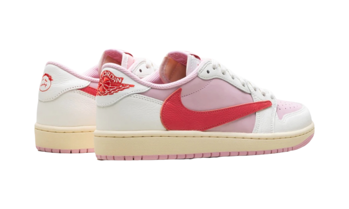 Jordan 1 Retro Low OG SP Travis Scott Sail Tropical Pink