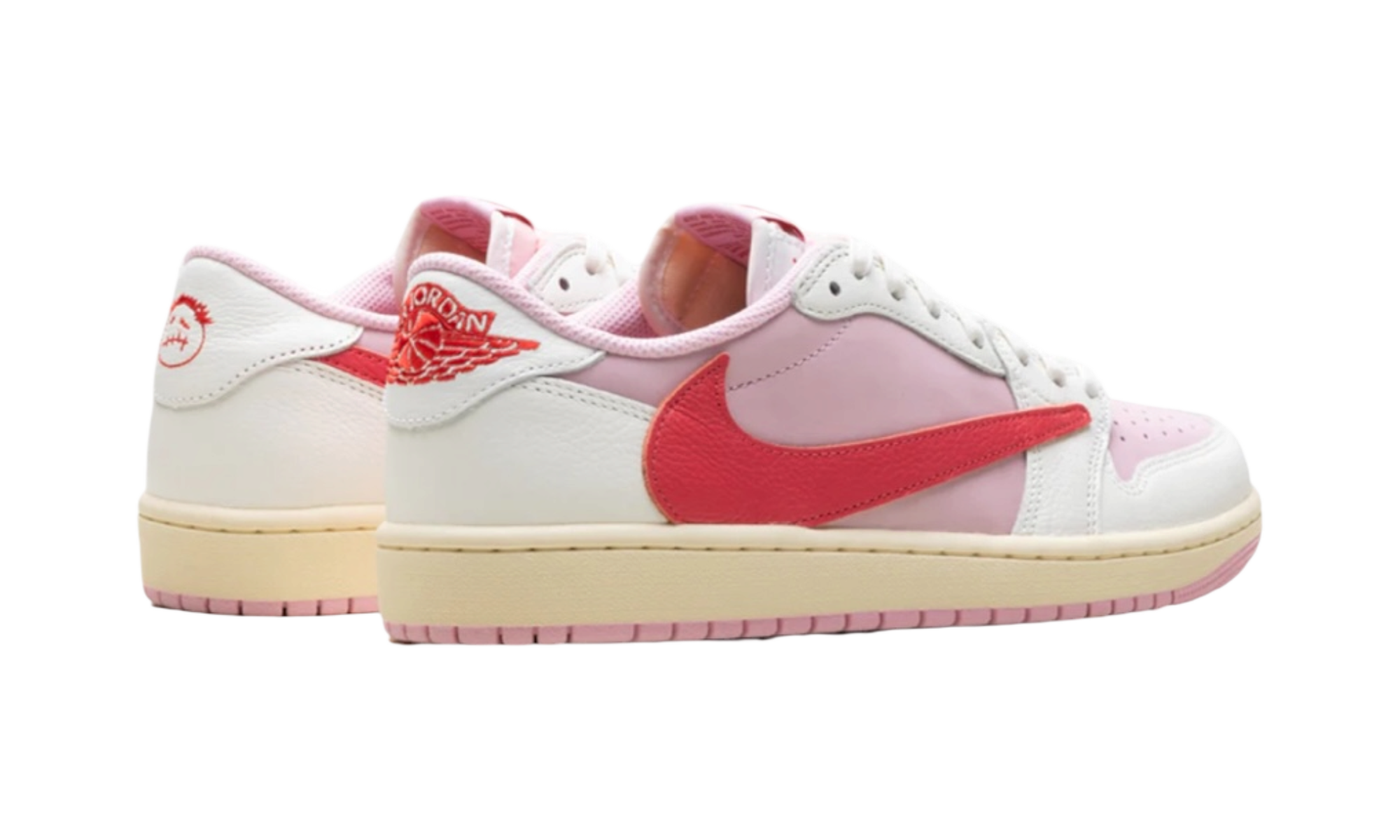 Jordan 1 Retro Low OG SP Travis Scott Sail Tropical Pink