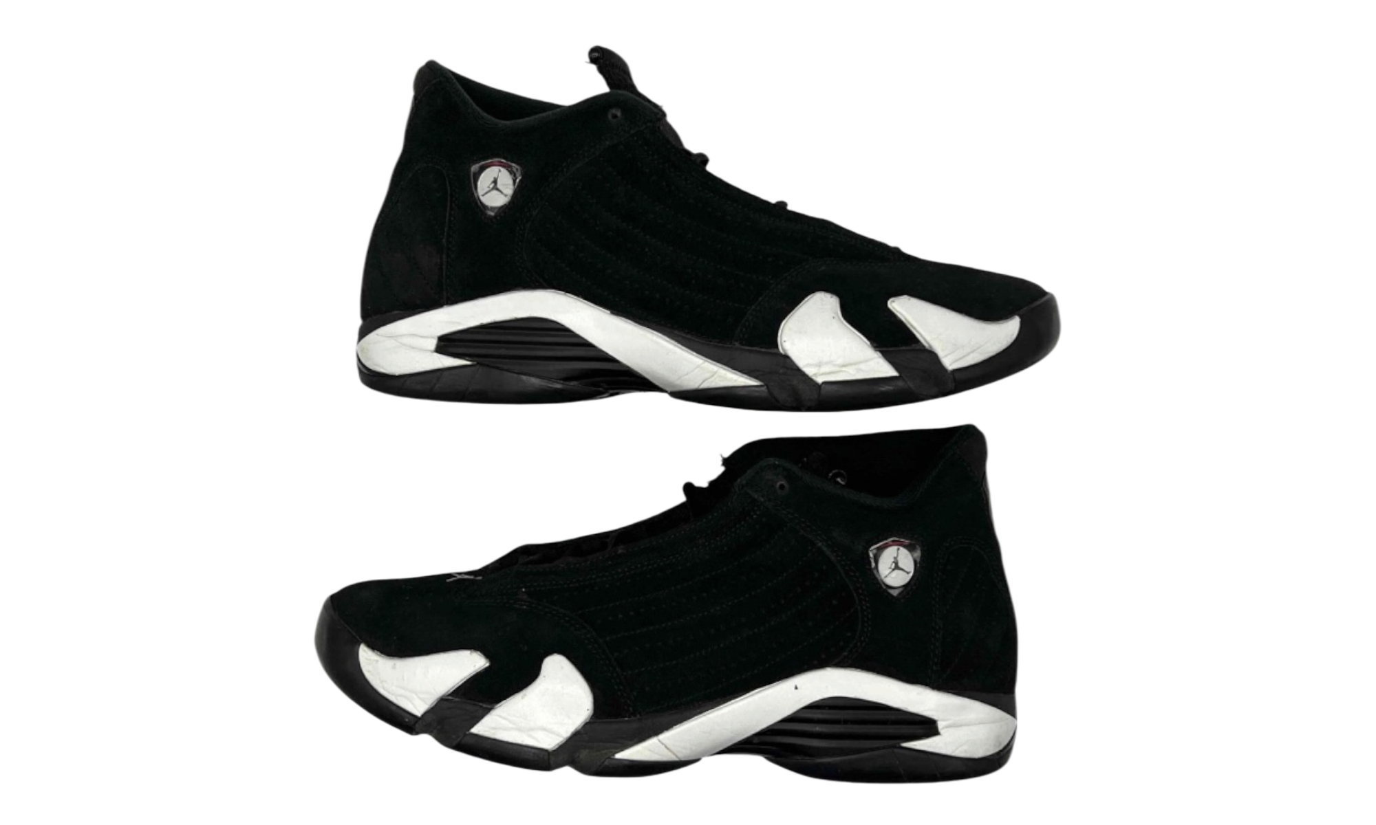 Jordan 14 Retro Black White (PreOwned) (No Box)