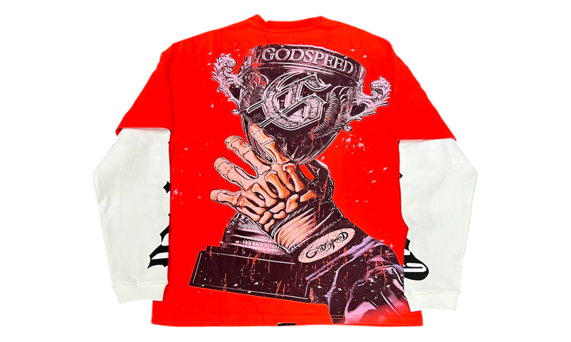 Godspeed F1 World Cup Layered Red Longsleeve T-Shirt