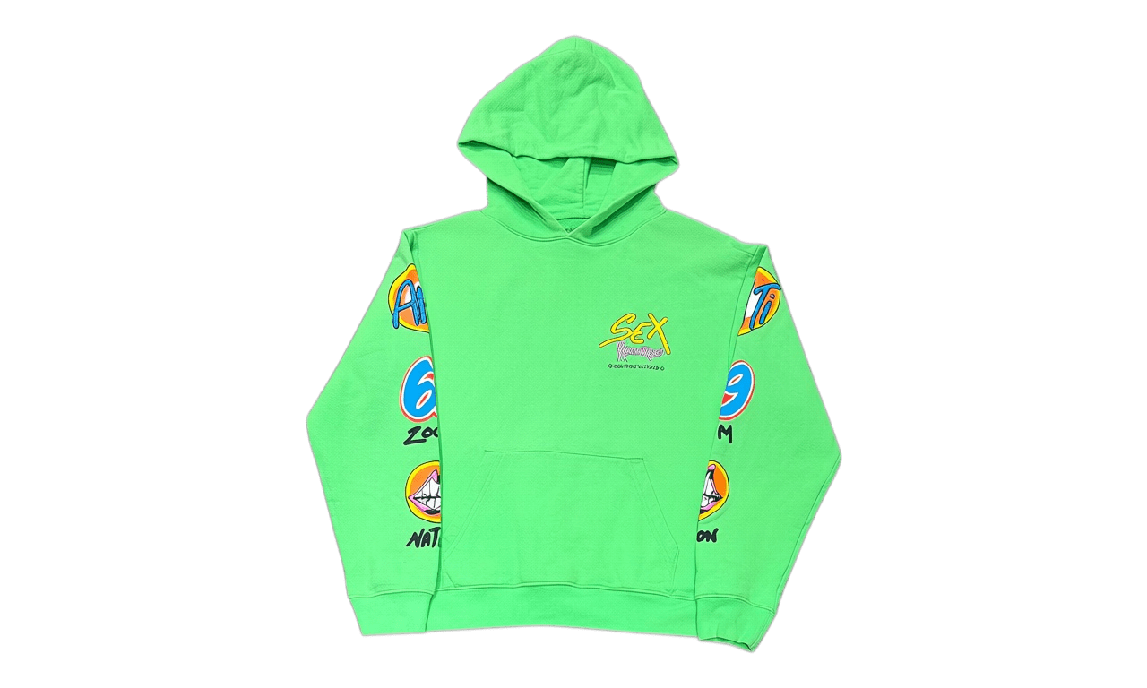 Chrome Hearts Matty Boy Sex Records Green Hoodie (PreOwned)
