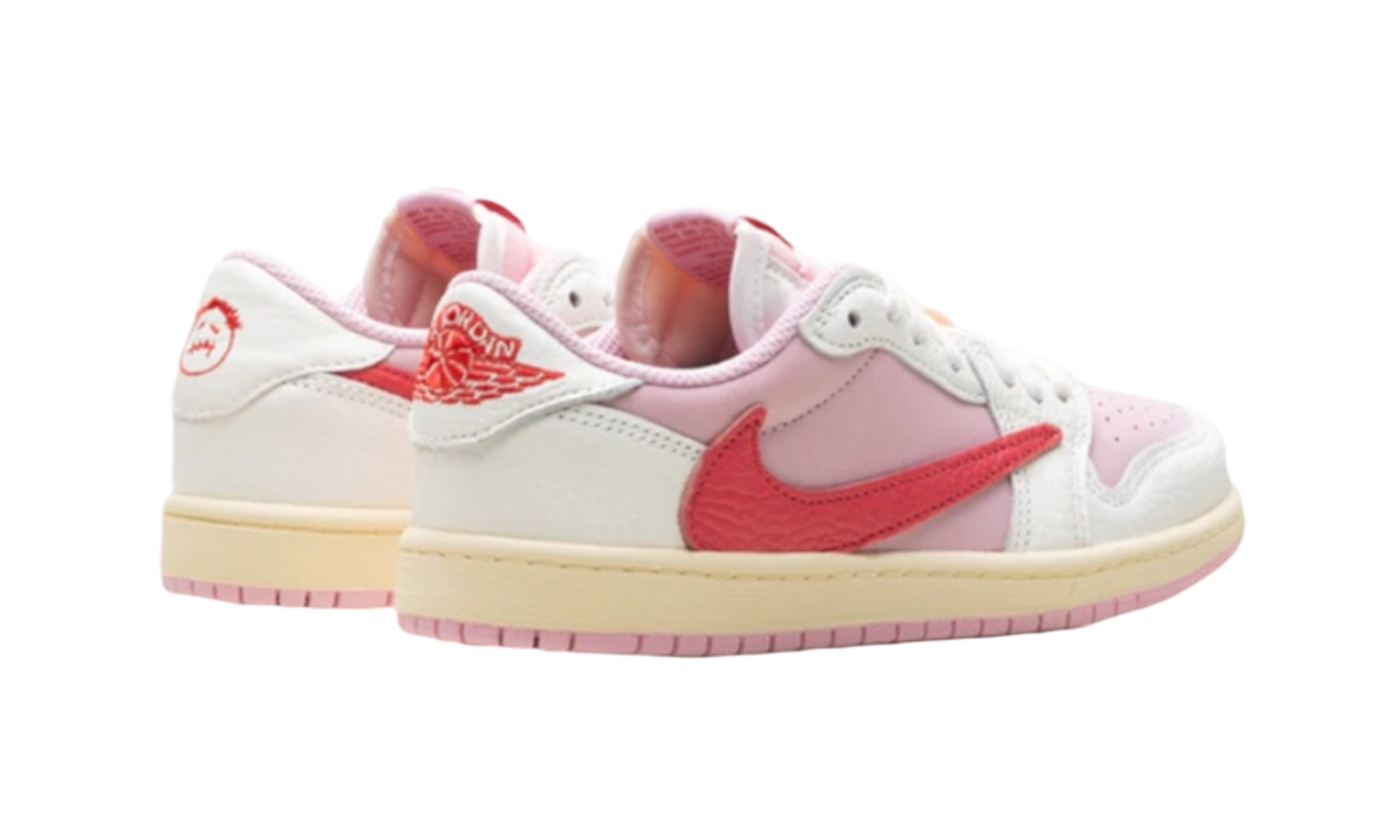 Jordan 1 Retro Low OG SP Travis Scott Sail Tropical Pink (PS)