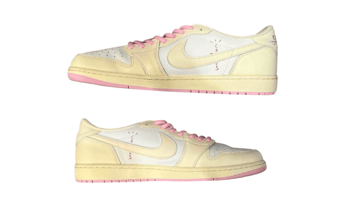 Jordan 1 Retro Low OG SP Travis Scott Shy Pink (PreOwned) (No Cream Laces)