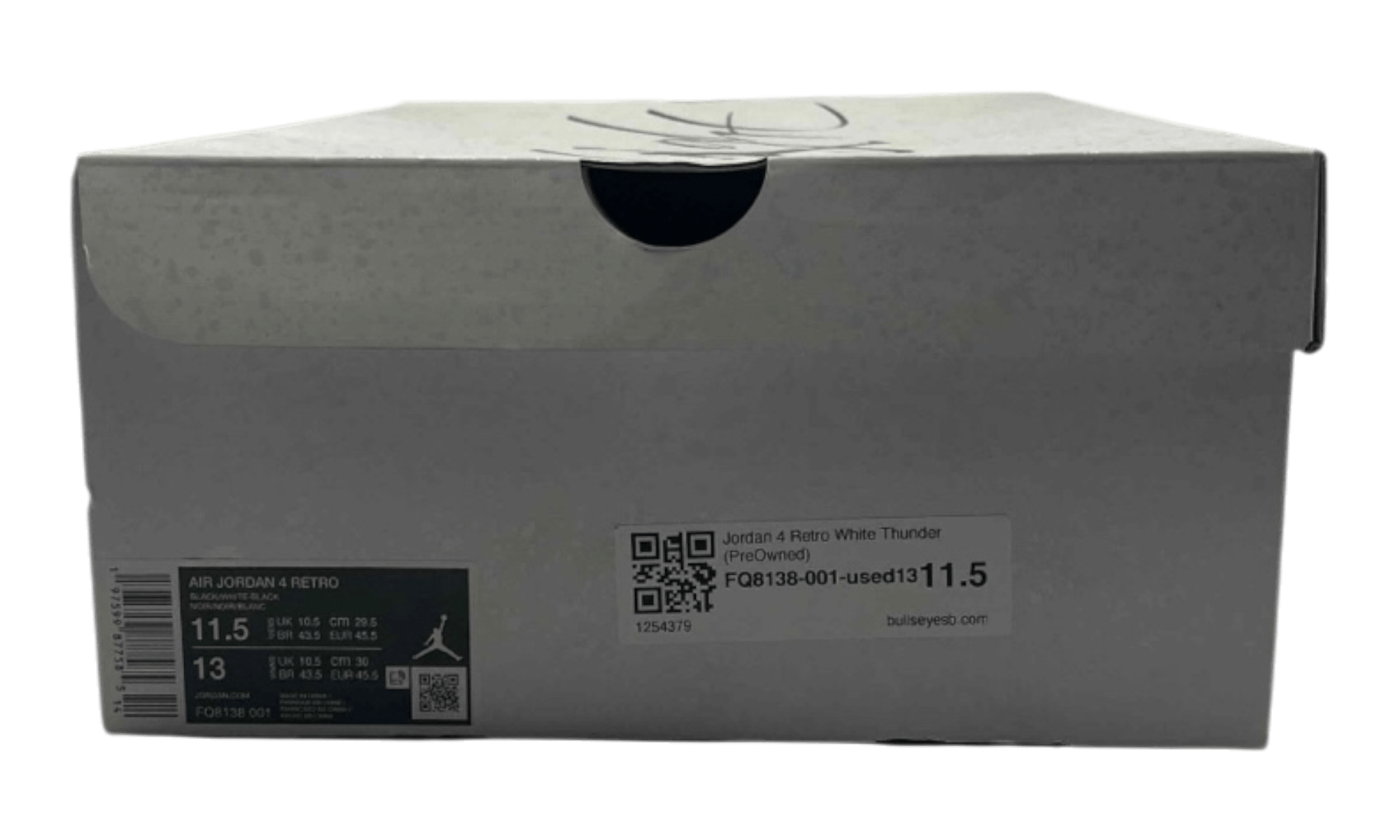 Jordan 4 Retro White Thunder (PreOwned)