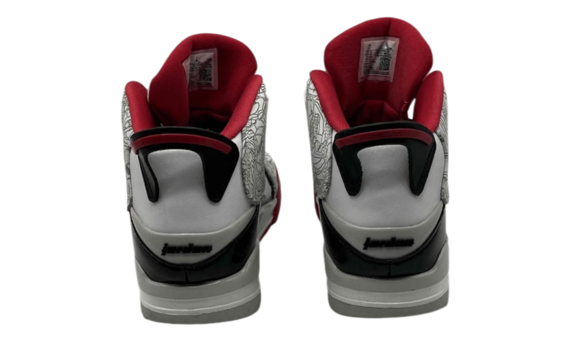 Jordan Dub Zero White Varsity Red (PreOwned)