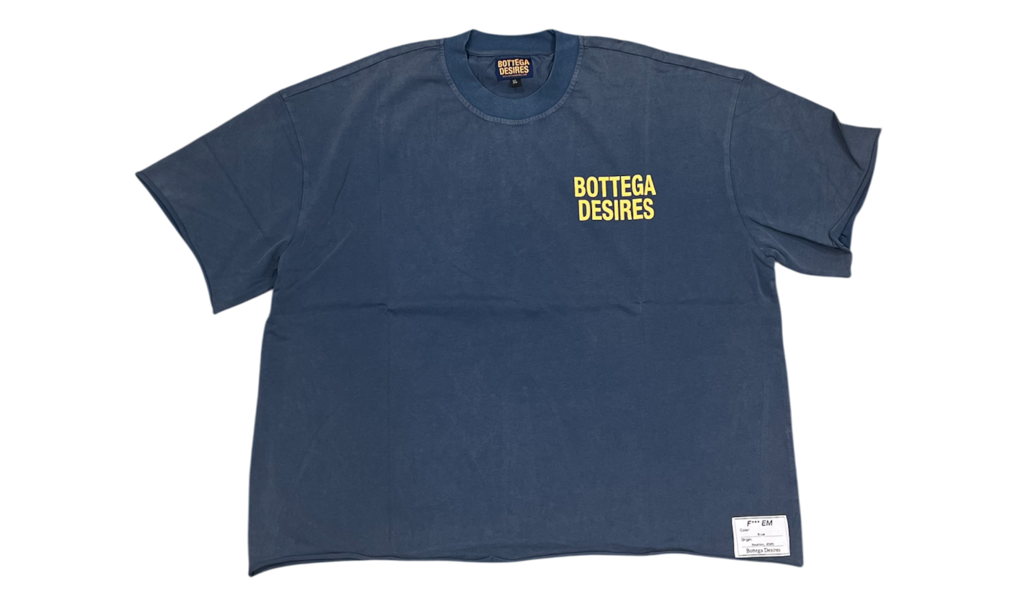 Bottega Desires Fuck Em Blue T-Shirt