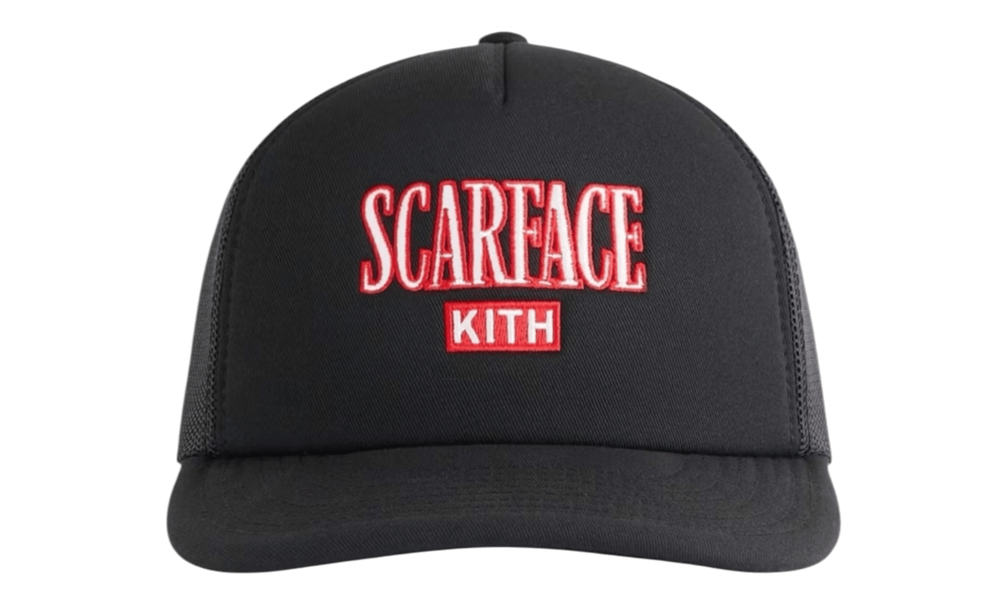 Kith x Scarface Poly Foam Nolan Trucker Hat Black