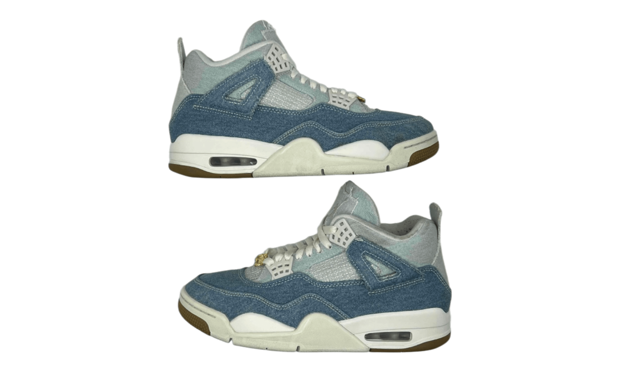 Air Jordan 4 Retro Tex Denim Worn Blue (Women's) (PreOwned)