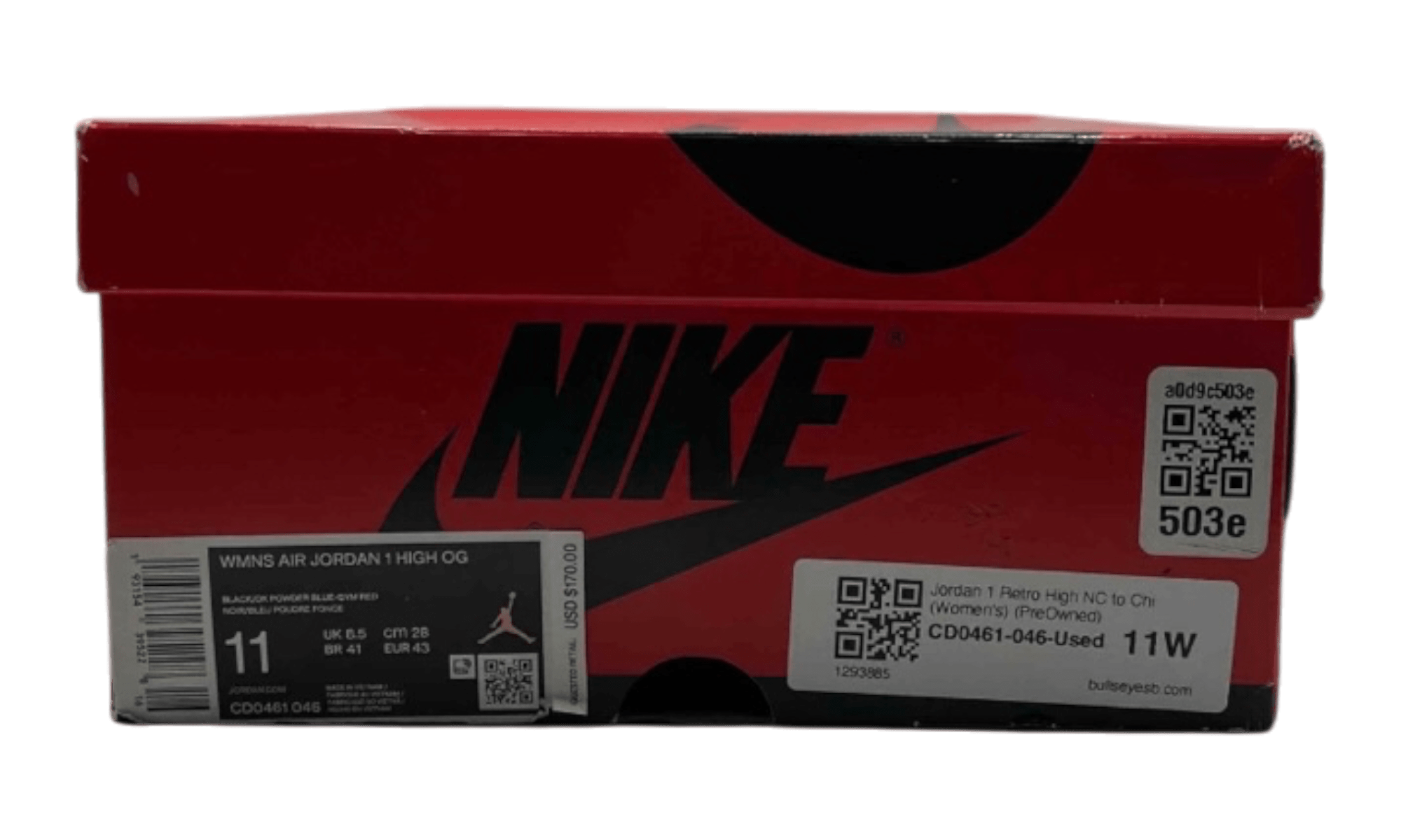 Jordan 1 Retro High NC to Chi (Women's) (PreOwned)