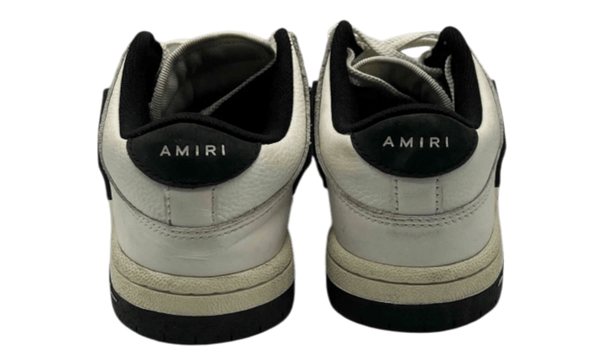 AMIRI Skel Top Low White Black White (PreOwned)