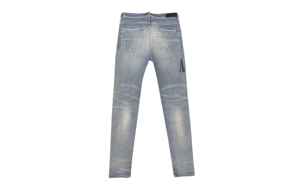 Amiri Clay Indigo Core Applique Jeans (Preowned)