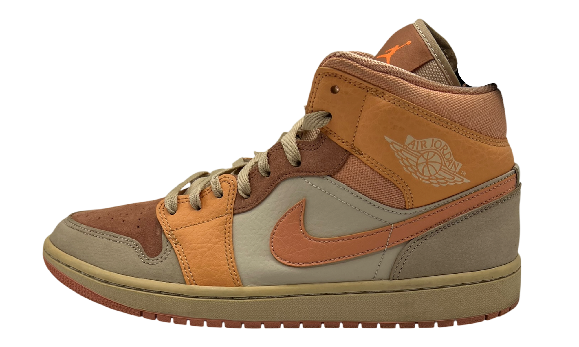 Air Jordan 1 Mid "Apricot Orange" (Womens) (PreOwned) (No Box)
