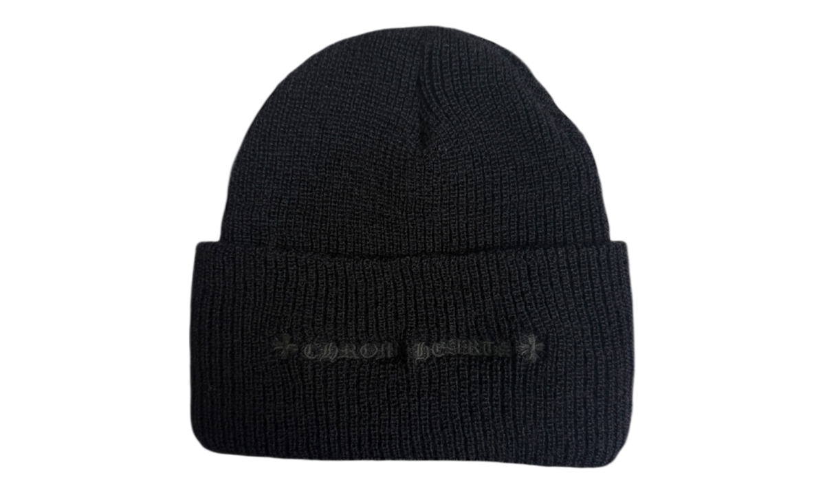 Chrome Hearts Cross Black/Black Beanie
