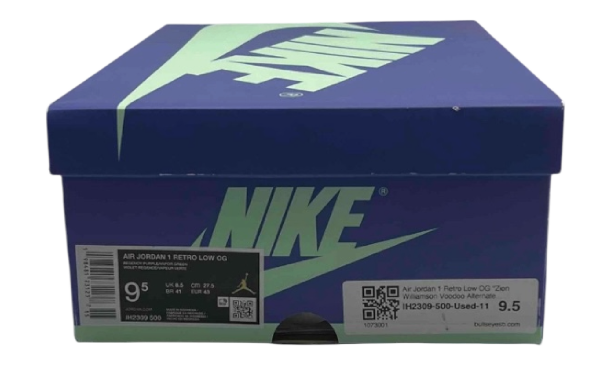 Air Jordan 1 Retro Low OG "Zion Williamson Voodoo Alternate" (Preowned)