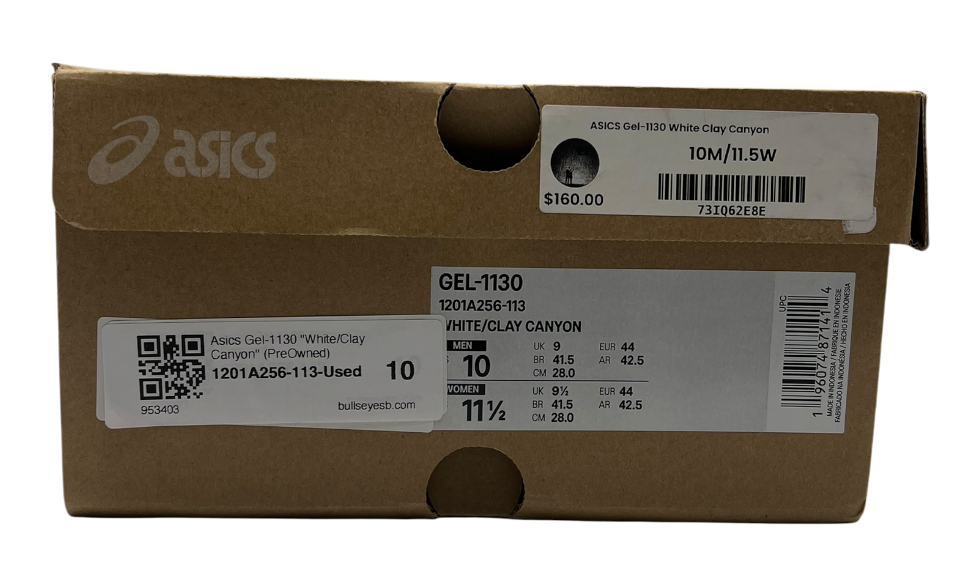 Asics Gel-1130 "White/Clay Canyon" (PreOwned)