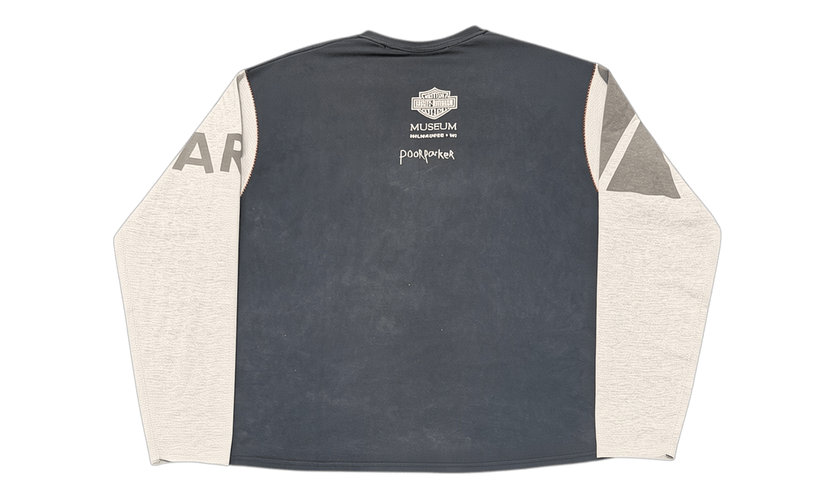 Poor Parker Vintage 1 of 1 Cut & Sewn Harley Davidson Iron Longsleeve T-Shirt