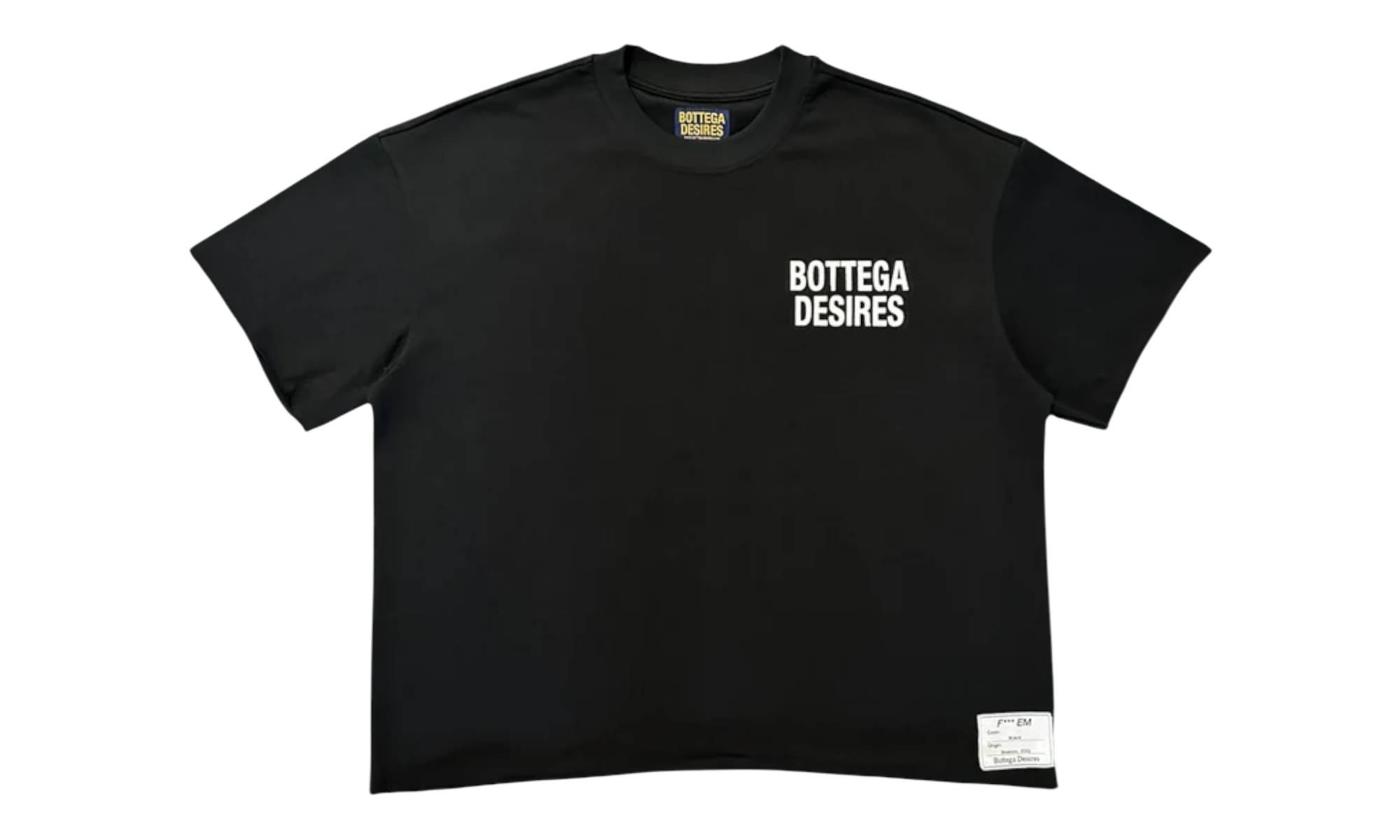 Bottega Desires Fuck Em Black T-Shirt
