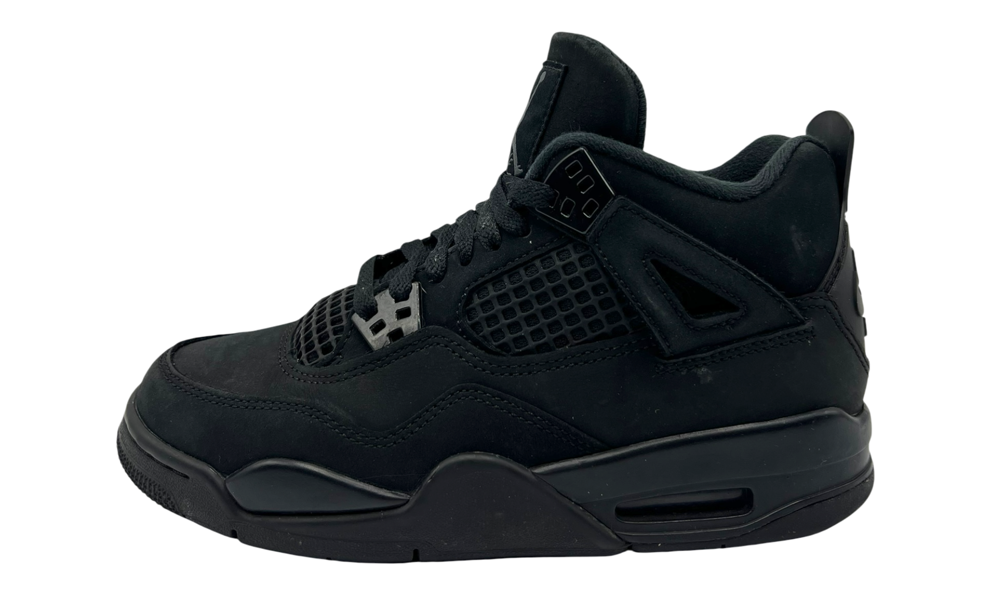 Jordan 4 Retro Black Cat (2025) (GS) (PreOwned) (No Box)
