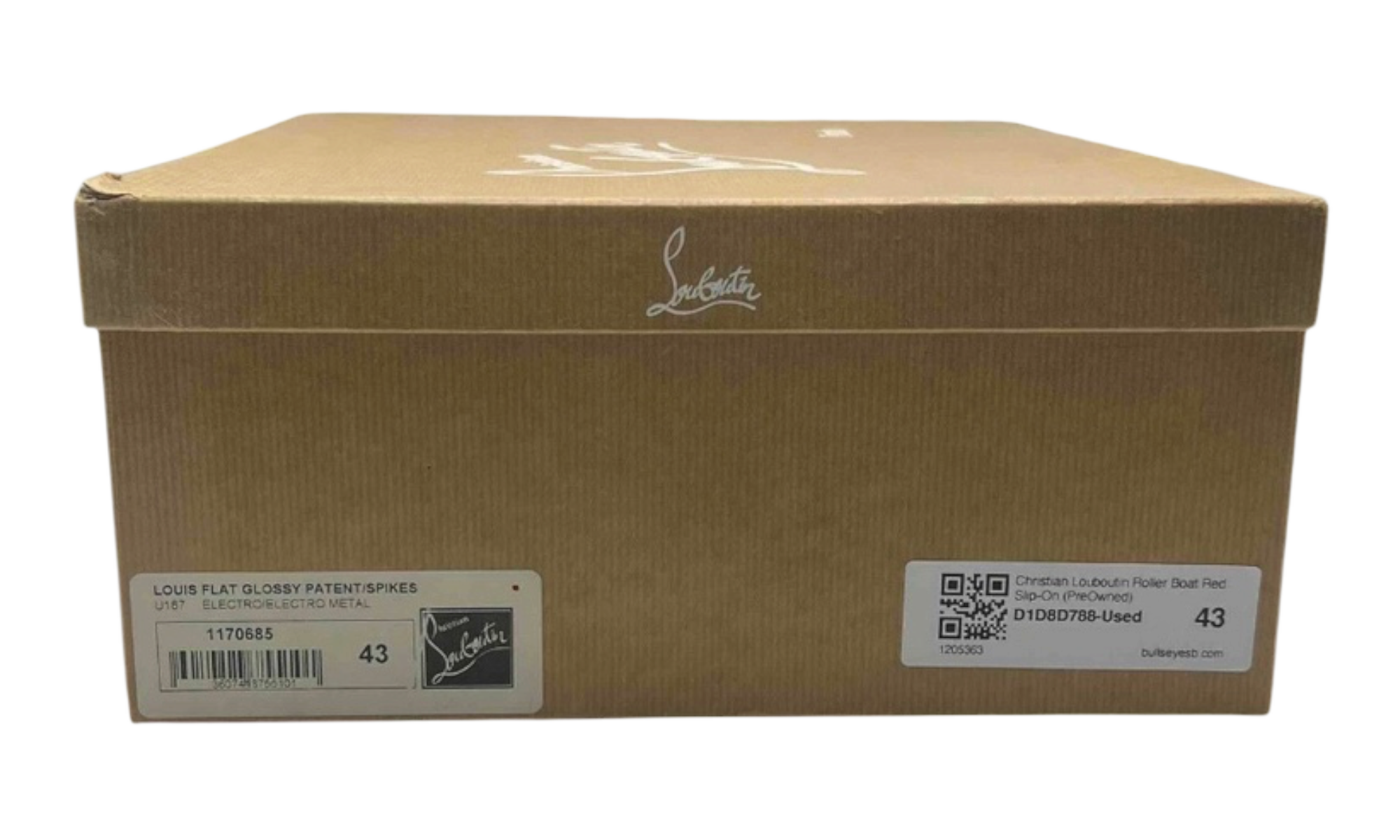 Christian Louboutin Roller Boat Red Slip-On (PreOwned)