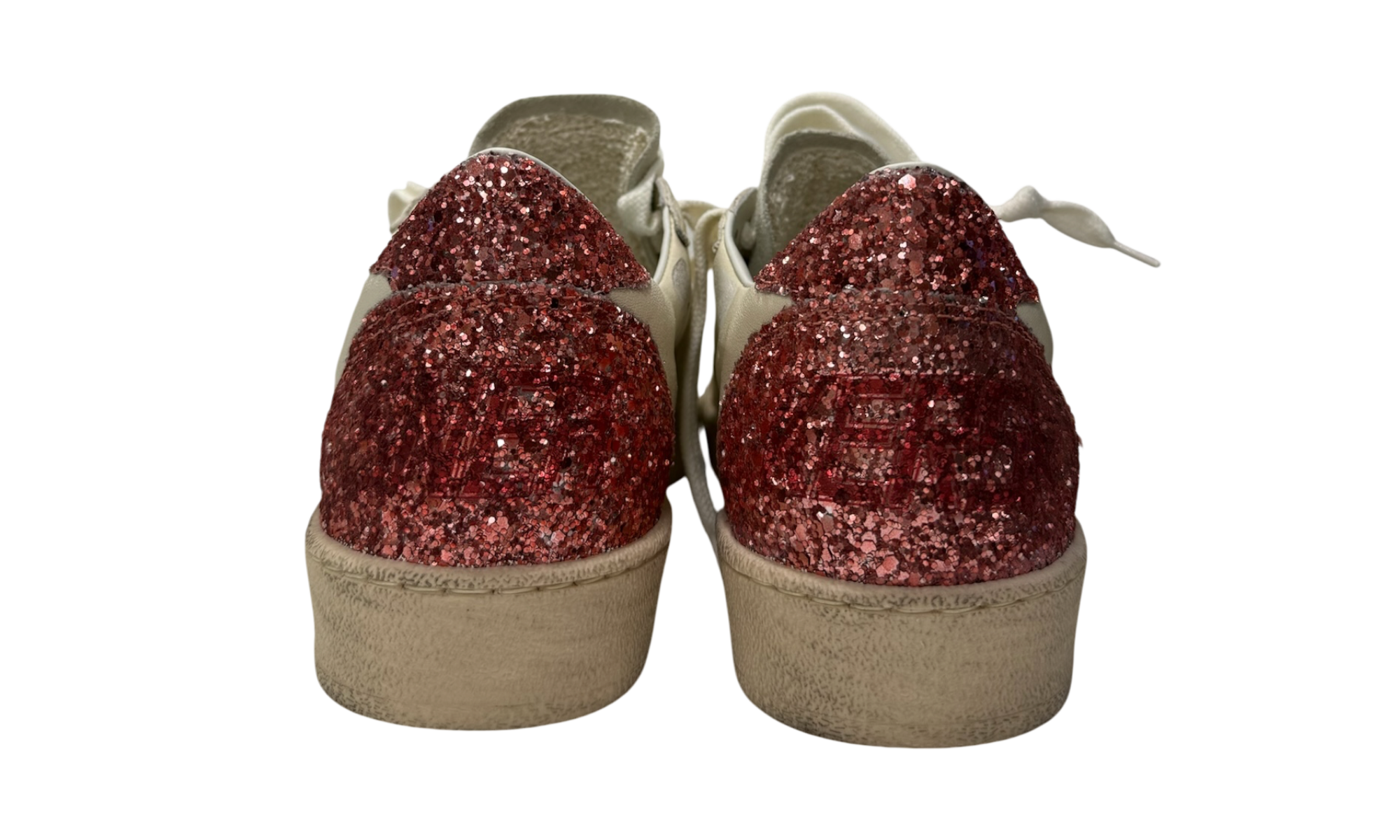 Golden Goose Women's Pink Ball Star Leather Sneakers