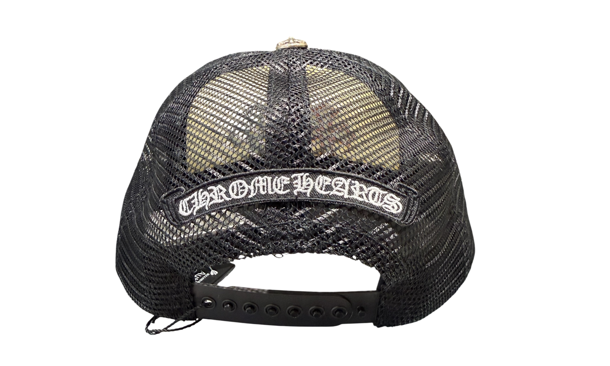 Chrome Hearts Triple Cross Red/White/Blue Trucker Hat 