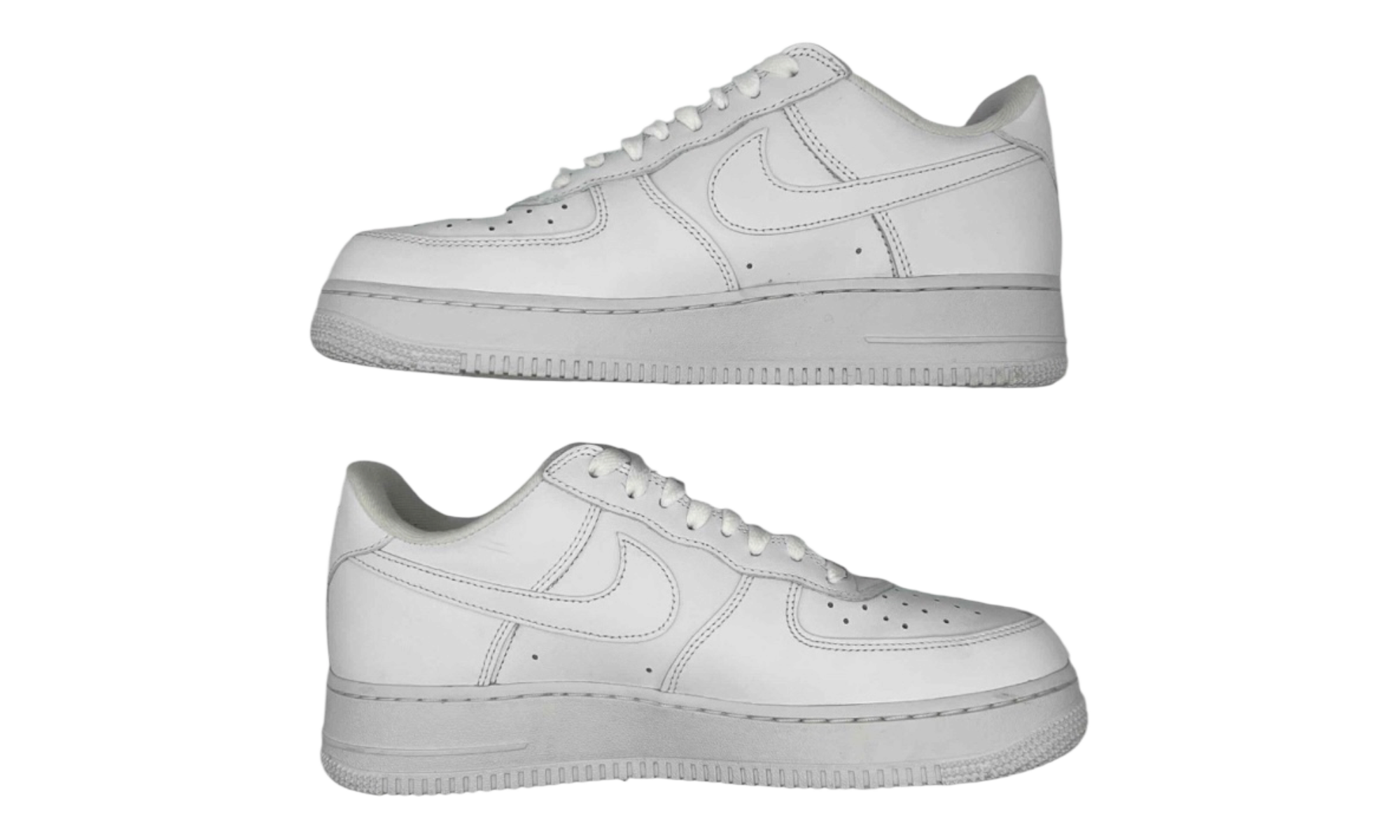 Nike Air Force 1 "Supreme" White (PreOwned) (No Box)