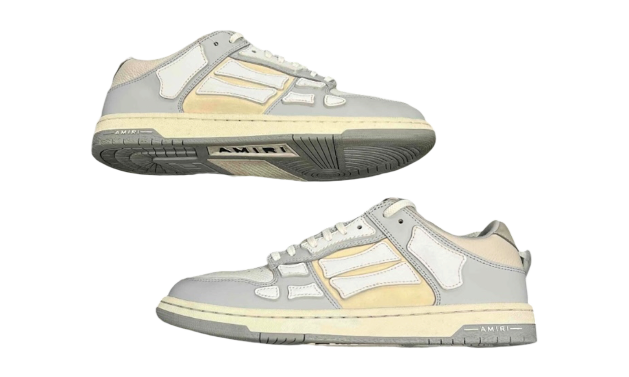 AMIRI Skel Low Top Low Grey ( Preowned )