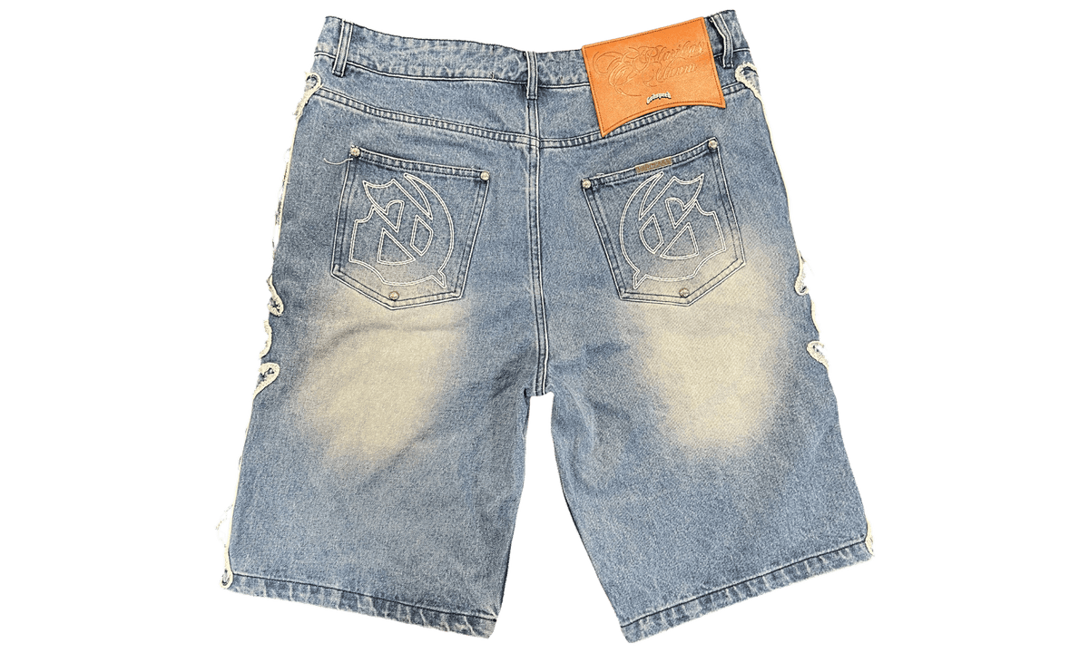 Godspeed Femur Frayed Denim Blue Shorts (PreOwned)
