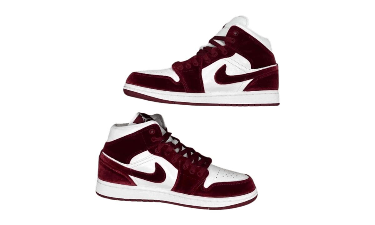 Jordan 1 Mid SE Red Velvet (Women's) (PreOwned)