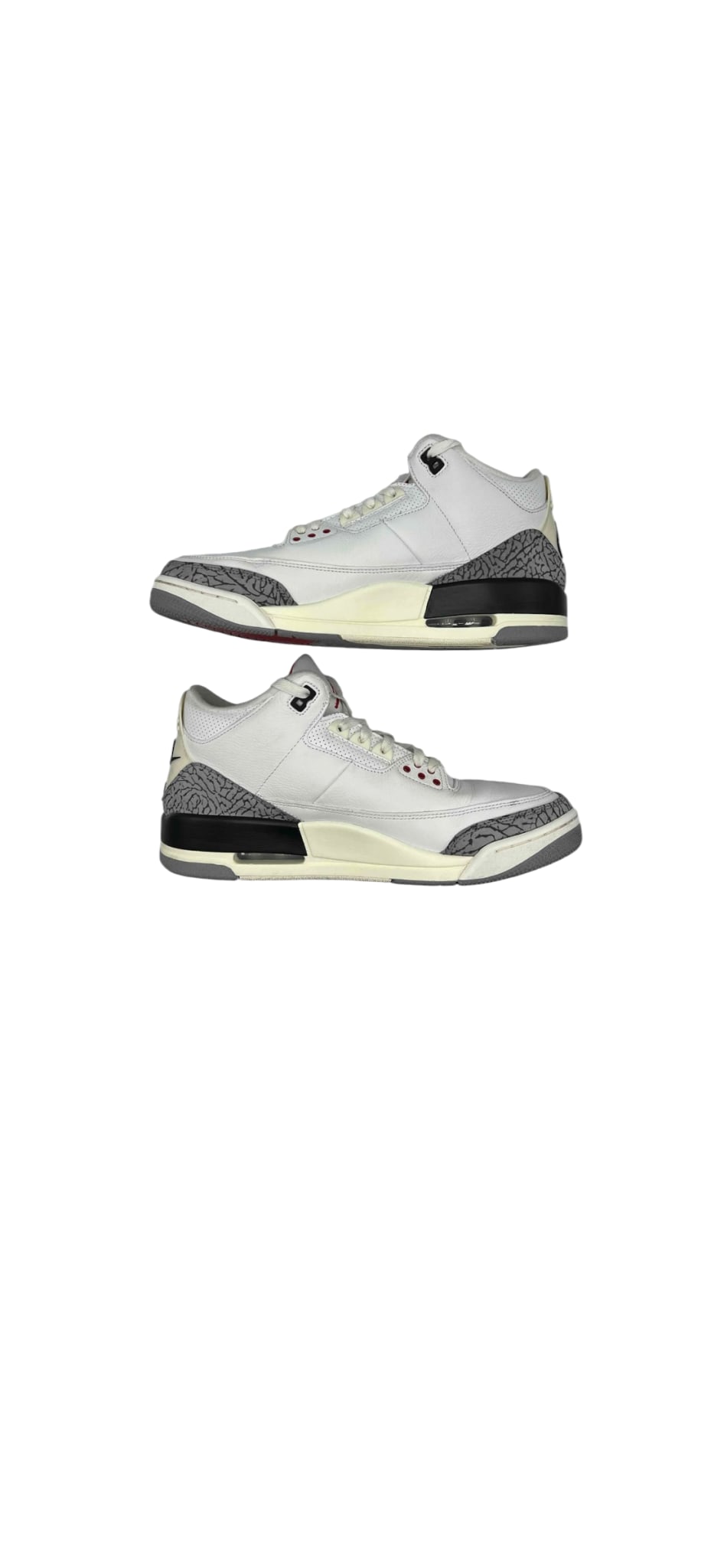 Air Jordan 3 Retro "White Cement Reimagined" (PreOwned) (No Box)