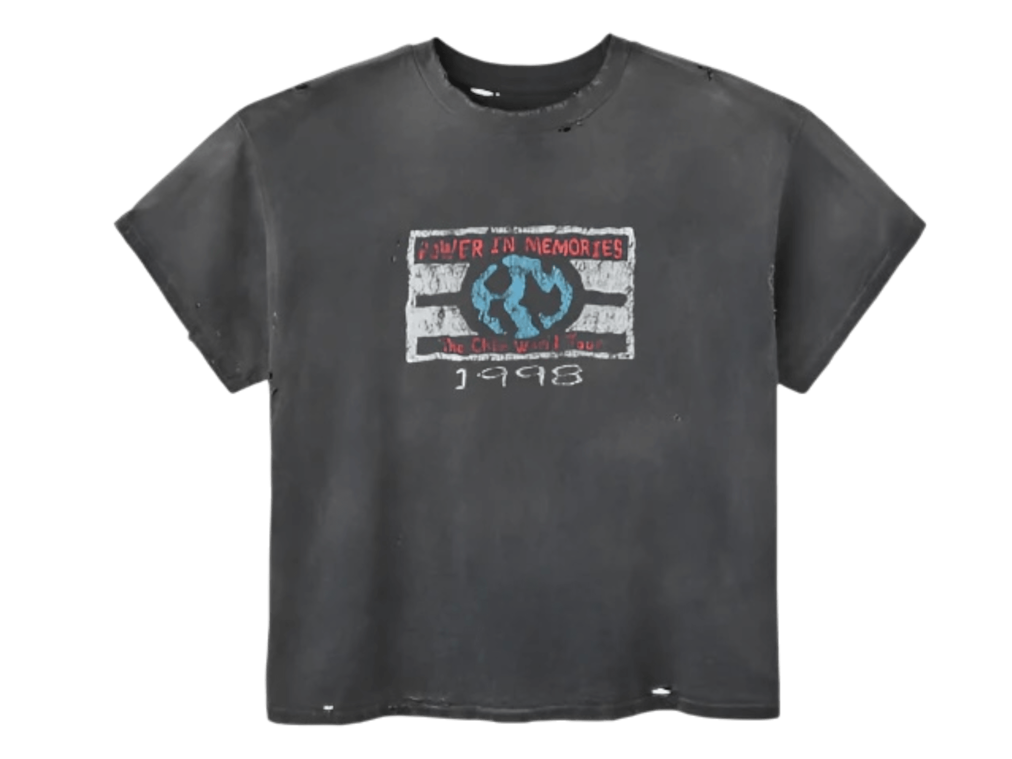 HMDD World Tour Washed Black Tee