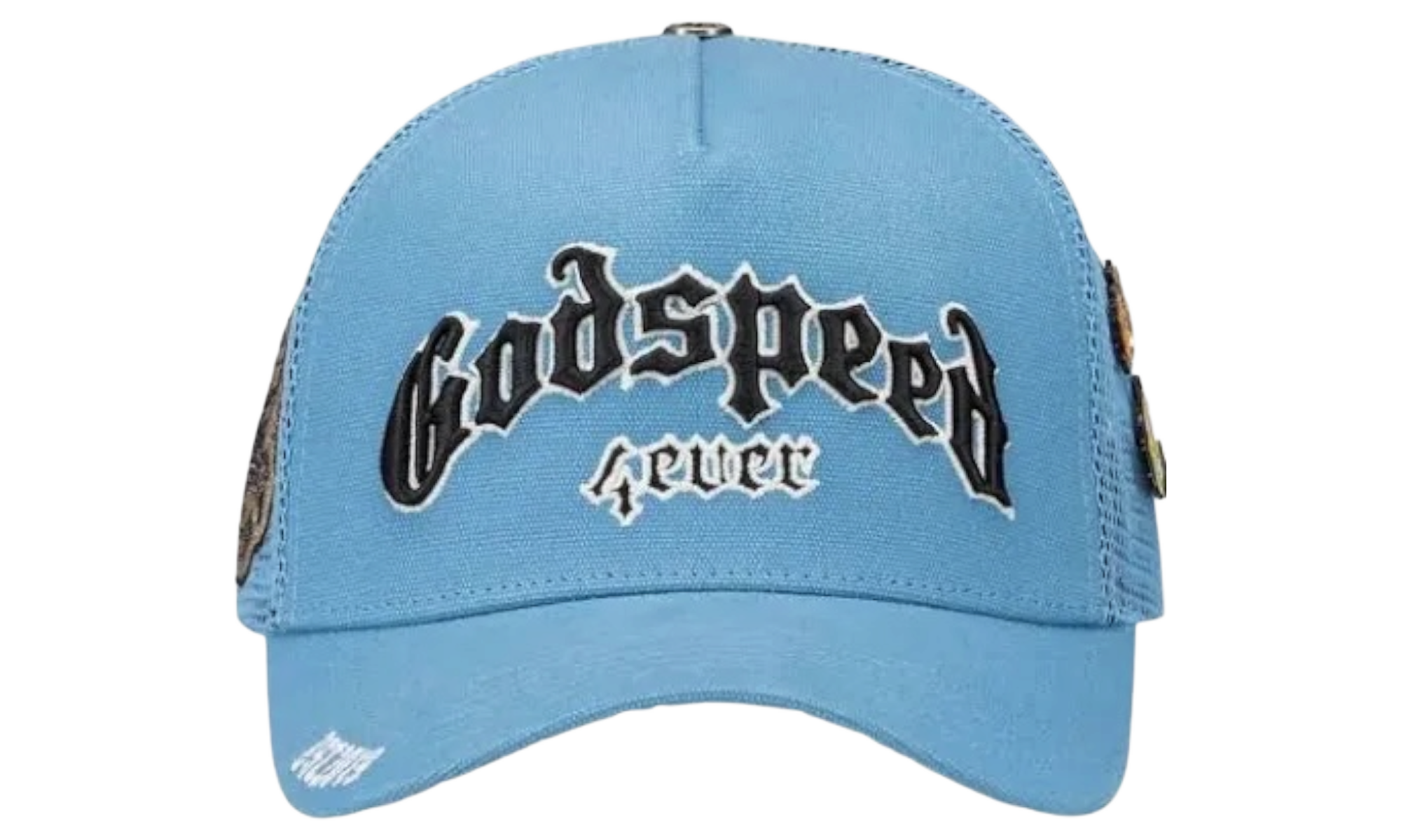 Godspeed Forever Baby Blue Trucker Hat