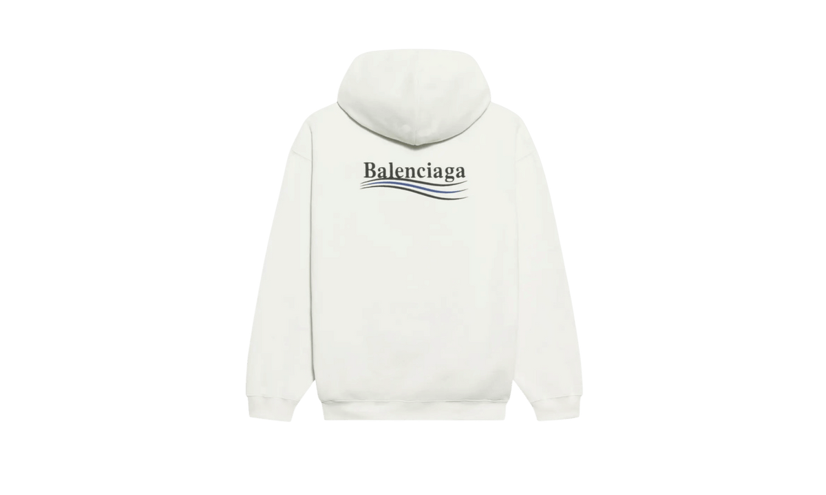 Balenciaga Political Campaign Hoodie White