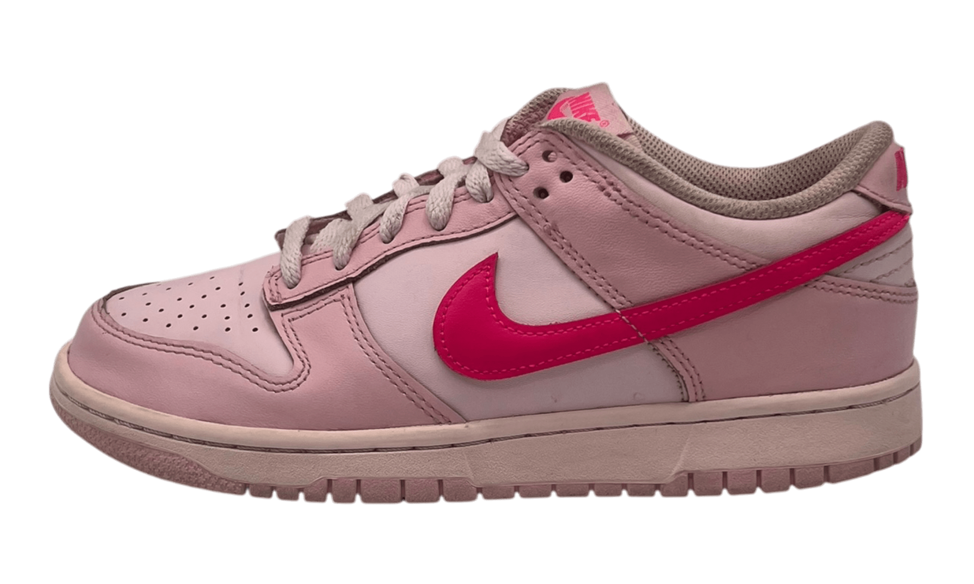 Nike Dunk Low Triple Pink (GS) (PreOwned) (No Box)