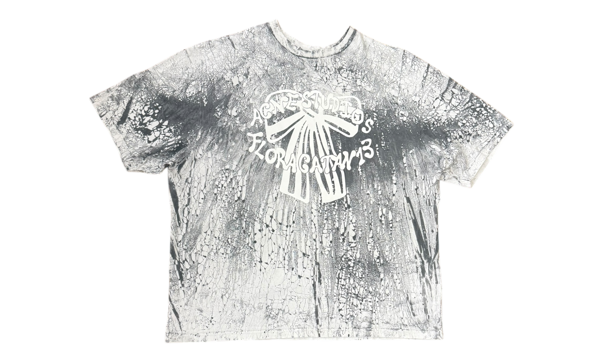 Acne Studios Exford U Bow Logo White T-Shirt