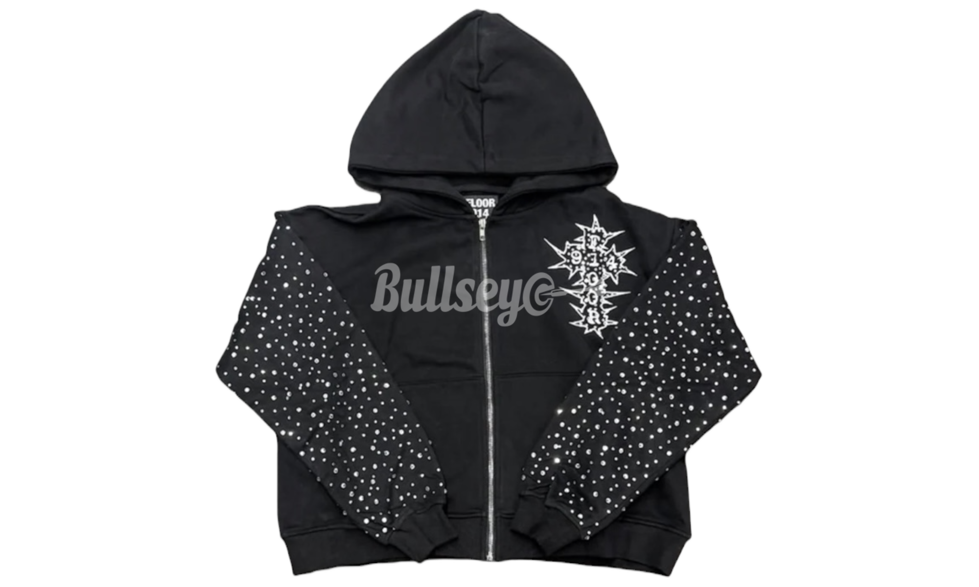 Floor 914 Chromatic Black Zip-Up Hoodie