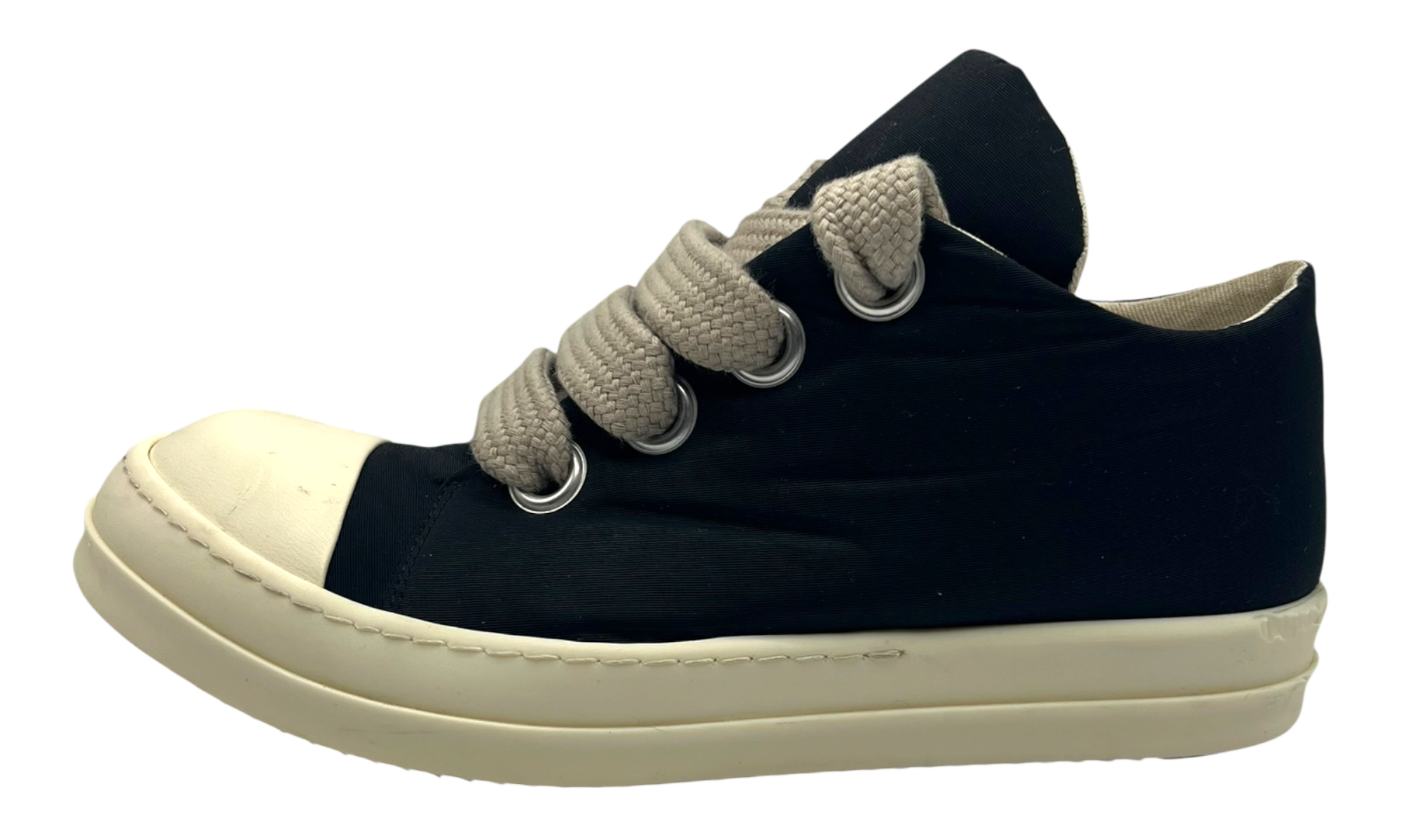 Rick Owens DRKSHDW Jumbo Lace Black/Milk Puffer Sneakers (PreOwned) (Flawed) (No Box)