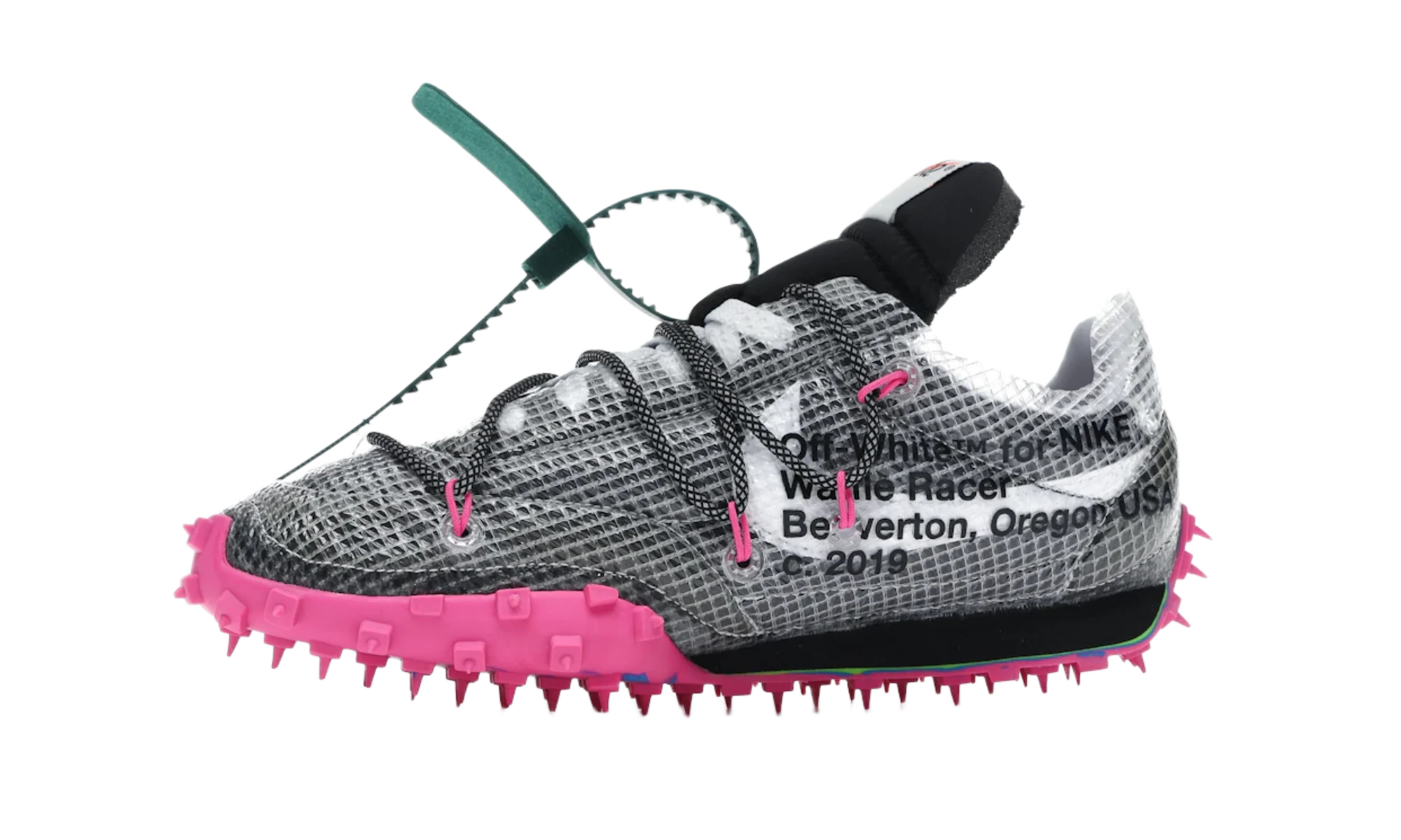 Nike Waffle Racer Off-White Black (Women's)