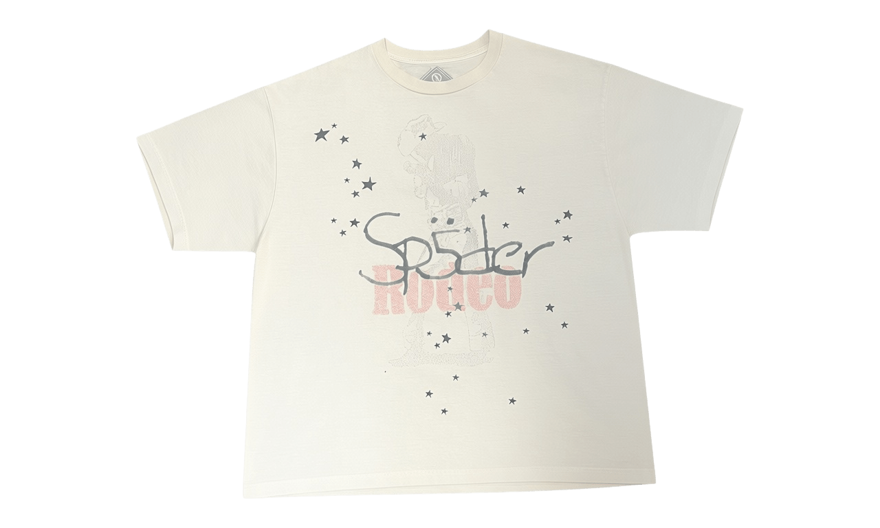 Cactus Jack By Travis Scott X Sp5der Days Before Rodeo White T-Shirt (PreOwned)