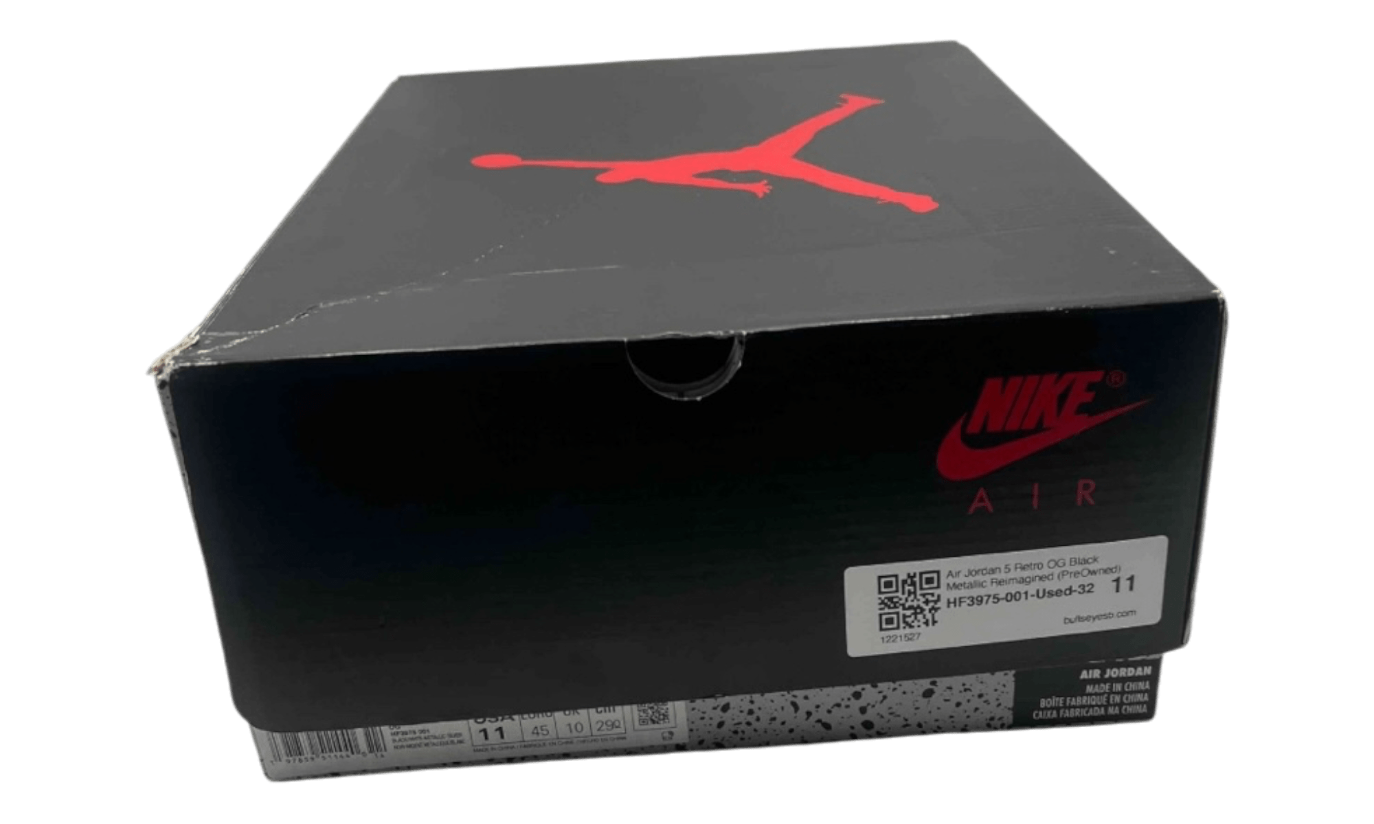 Air Jordan 5 Retro OG Black Metallic Reimagined (PreOwned) (Rep Box)