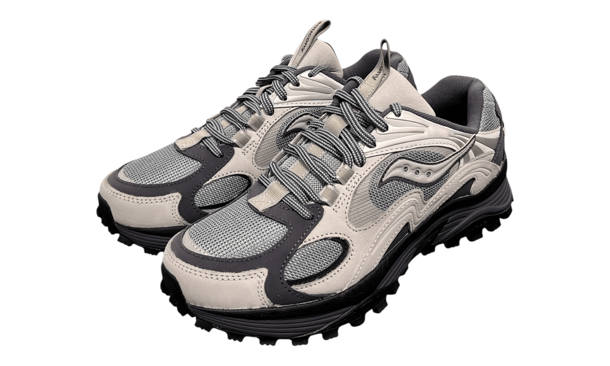 Saucony Grid Aura X Grey Pack Grey Silver