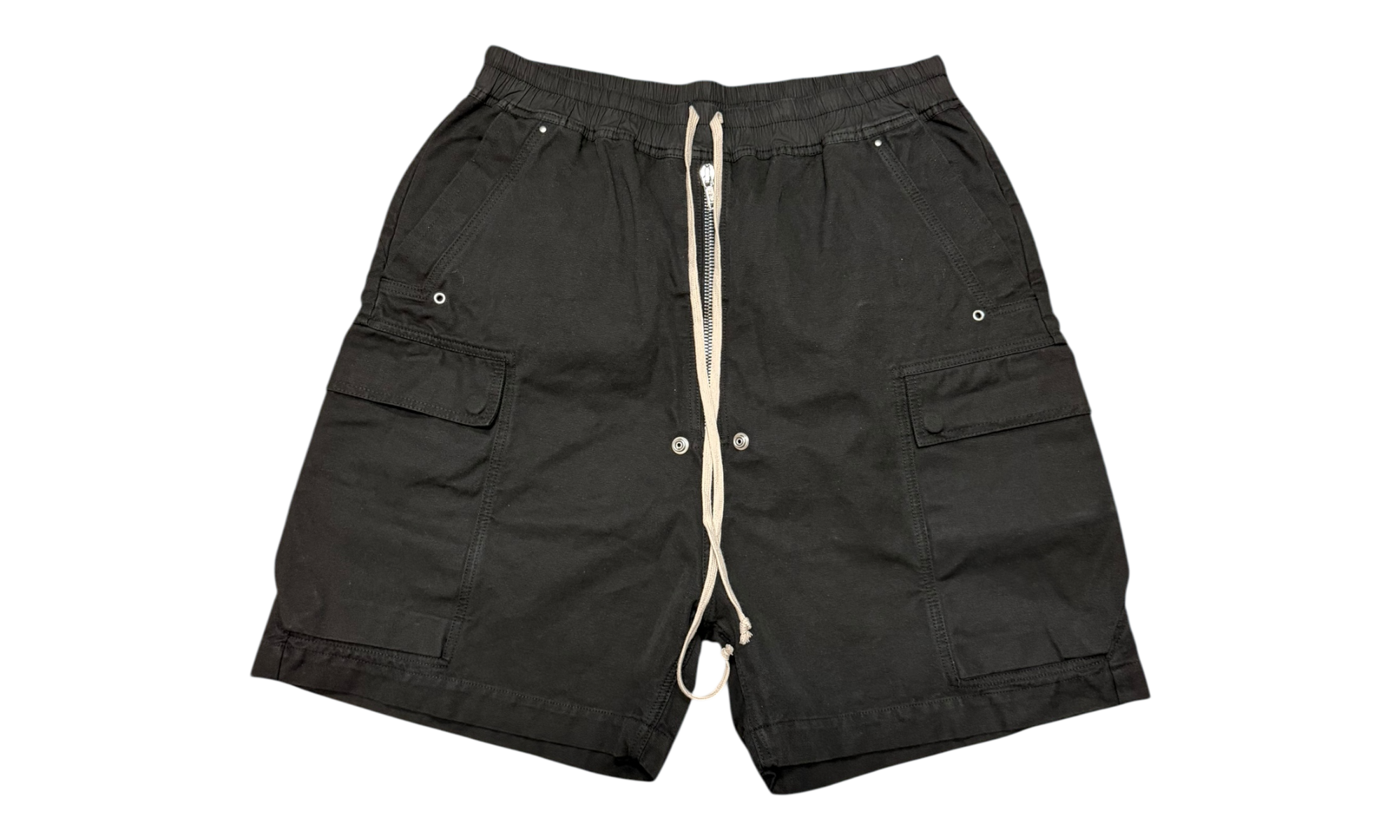 Rick Owens DRKSHDW Cargobelas Canvas Black Shorts