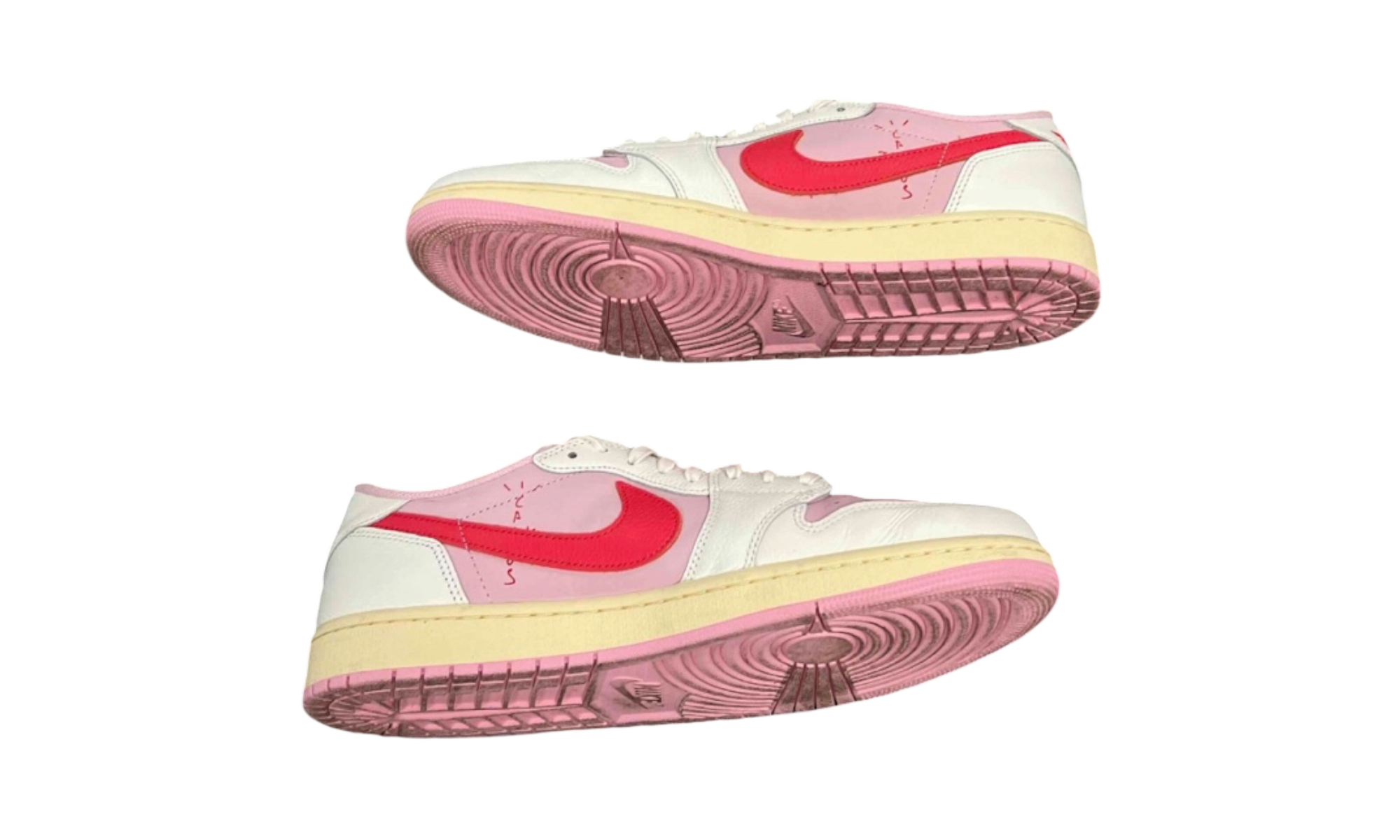 Jordan 1 Retro Low OG SP Travis Scott Sail Tropical Pink (PreOwned)