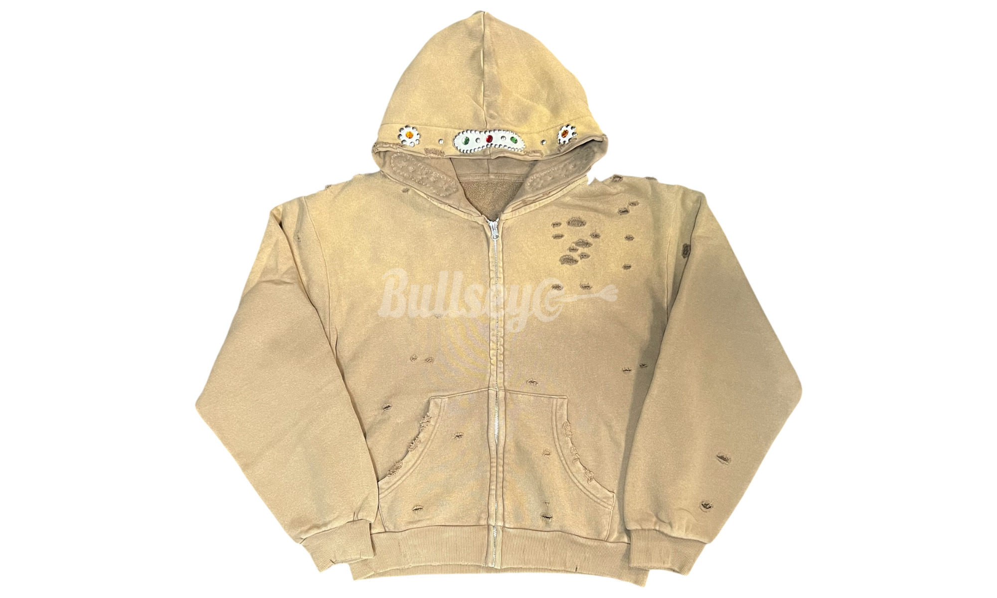 Bravest Studios Sapphire Zip-Up Hoodie Brown