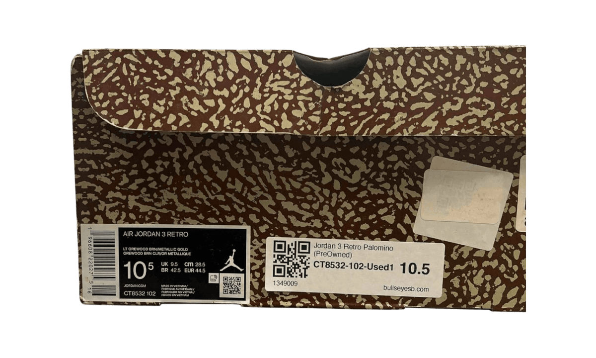 Jordan 3 Retro Palomino (PreOwned)