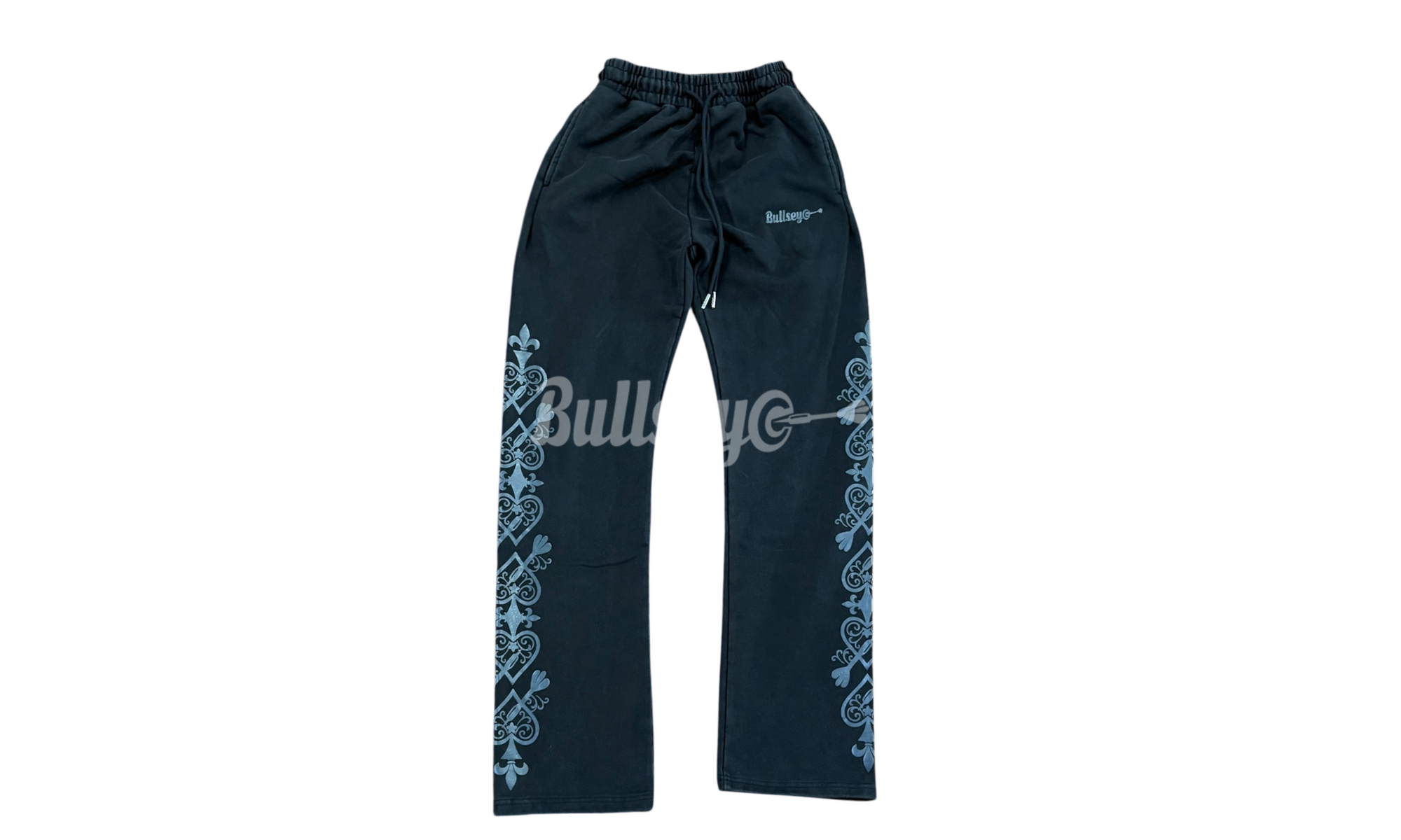 Bullseye Ace of Darts Washed Black Sweatsuit (Hoodie & Sweatpants)