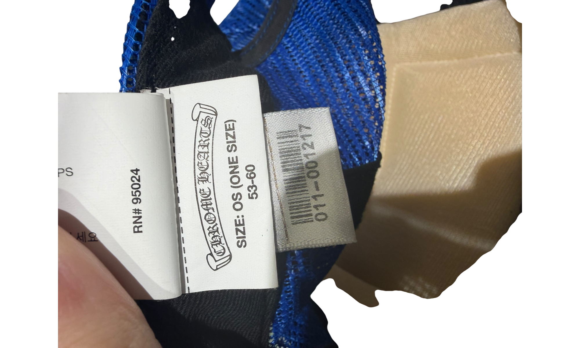 Chrome Hearts FUCK Hollywood Trucker Hat Red/White/Blue (PreOwned)