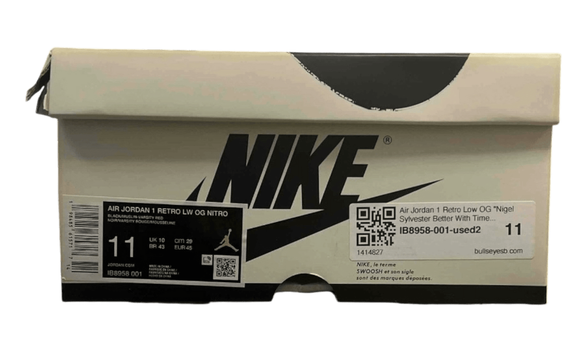 Air Jordan 1 Retro Low OG "Nigel Sylvester Better With Time" (PreOwned)